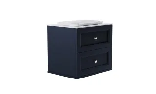 Тумба с раковиной Astra-Form Классик 4631177714320 80 см серый  матовый