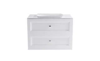 Тумба с раковиной Astra-Form Классик 4631177714399 90 см белый матовый