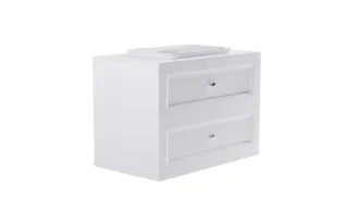 Тумба с раковиной Astra-Form Классик 4631177715839 90 см белый матовый