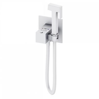 Гигиенический душ со смесителем Wonzon & Woghand WW-88829910-MW с термостатом белый матовый