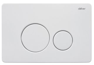 Кнопка смыва ABBER AC0121MW белый матовый
