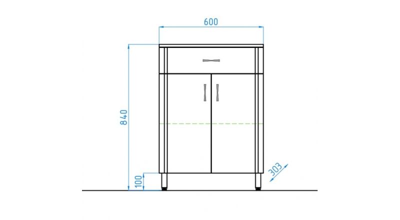 Комод Style Line Эко Стандарт 60 ЛС-00000230