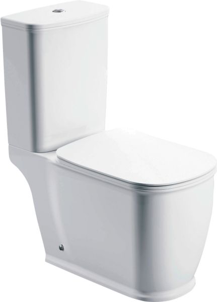 Крышка-сиденье для унитаза BelBagno белая Prado BB10150SC