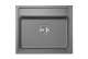 Мойка кухонная Granula Kitchen Space 6003, АЛЮМИНИУМ