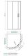 Душевой уголок Wasserkraft Lippe 45S01 90x90 см