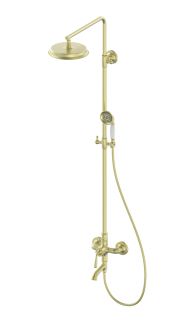 Душевая стойка Wonzon & Woghand Steam WW-88739008-BG брашированное золото