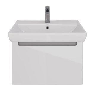 Тумба под раковину Lemark Buno mini LM05BM70T 70 см белый глянец