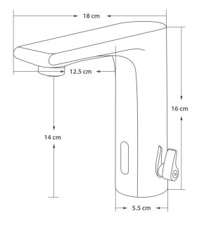 Смеситель для раковины ESKO SNR26D хром