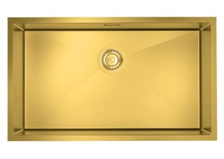 Кухонная мойка IDDIS Edifice EDI74B0i77 74см золото матовое