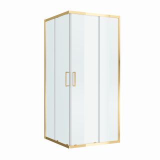 Душевой уголок BelBagno LUCE-A-2-90-P-ORO золото