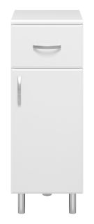 Напольная тумба Misty Люси правая 30см белый