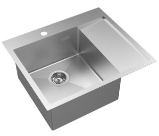 Кухонная мойка IDDIS Haze HAZ59SLi77 левая 59см сталь