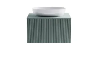 Тумба с раковиной Astra-Form М-40 4631177714719 70 см зелёный матовый