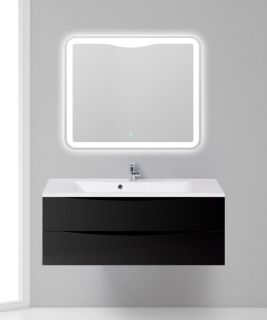 Тумба под раковину BelBagno подвесная 120x53см Nero Lucido MARINO-1200-2C-SO-NL-P