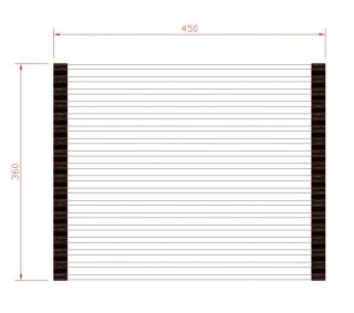 Ролл-мат для кухонной мойки Milacio Ultra MCU.4533.SS нержавеющая сталь