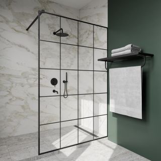 Полка для полотенец Milacio Ultra MCU.965.MB чёрный матовый