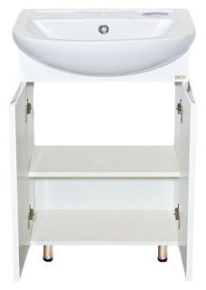 Напольная тумба под раковину Misty Лаванда 60см белый