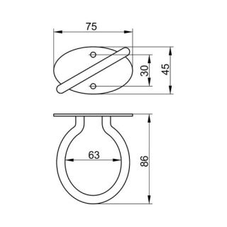 Держатель для фена Keuco Universalartikel 04996010000  хром