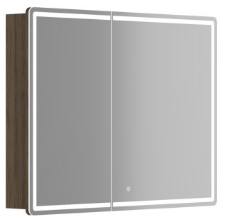 Зеркальный шкаф с LED подсветкой Sancos Mirror MI100ECH 99см дуб чарльстон
