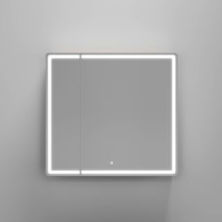 Зеркальный шкаф с LED подсветкой Sancos Mirror MI80EG 79см дуб галифакс натуральный