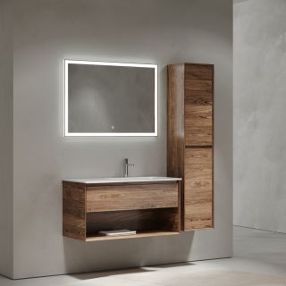 Подвесная тумба под раковину Sancos Marmi 1.0 MR1.0100RECH правая 99см дуб чарльстон