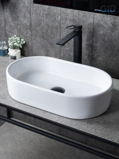 Раковина Gid N9020 51209 накладная белая 52.5x30.5x11.5