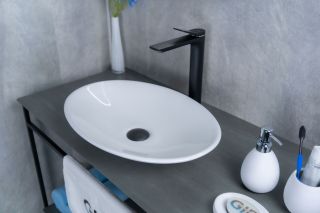 Раковина Gid N9022 51110 накладная белая 50x35x9