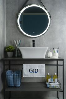 Раковина Gid N9108 51121 накладная белая 49x41x19