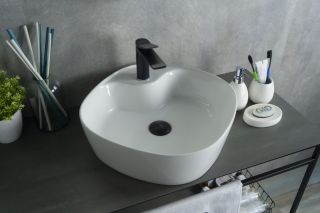 Раковина Gid N9442 51153 накладная белая 44x44x14