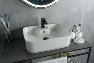 Раковина Gid N9445 51155 накладная белая 52x41.5x15