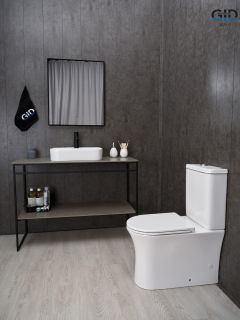 Раковина Gid N9550 51229 накладная белая 50x40x11