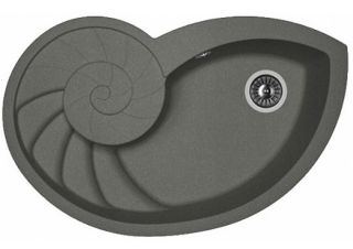 Кухонная мойка Florentina Наутилус чёрный