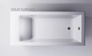 Ванна из искусственного камня Astra-Form Нейт 01010054 160x70 см белый матовый