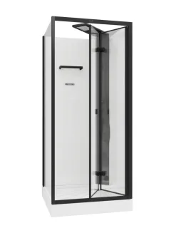 Душевая кабина Ceruttispa BELLA90B 90x90 см чёрный