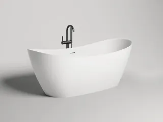 Ванна из искусственного камня Salini Noemi S-Stone 101722MRF 170x75см RAL полностью