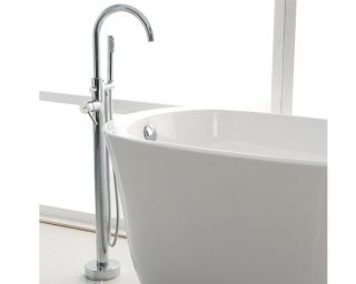 Напольный смеситель для ванны NT Bagno Polo NT1002 хром