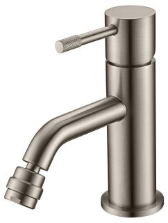 Смеситель для биде Boheme Uno 466-NB никель брашированный