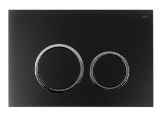 Клавиша смыва IDDIS Unifix UNI03BCi77 чёрный матовый