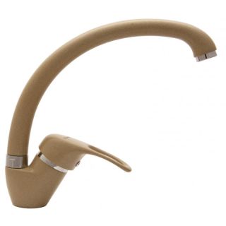 Смеситель для кухни Florentina Омега бежевый