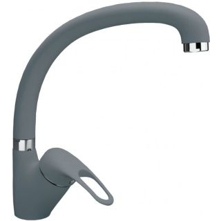 Смеситель для кухни Florentina Омега серый шёлк