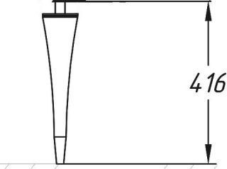 Опора OPADIRIS Ибица, белый/золото (2 шт.)