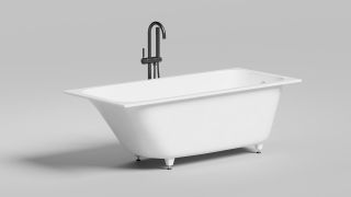 Ванна из искусственного камня Salini Orlanda Kit S-Sense 102116G 170x80см белый глянцевый