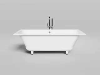 Ванна из искусственного камня Salini Orlanda Axis S-Stone 103223M 170x75см белый матовый