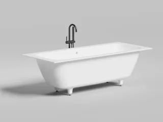 Ванна из искусственного камня Salini Orlanda Axis S-Sense 103211GRF 190x80см RAL полностью