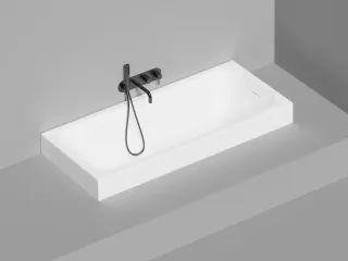 Ванна из искусственного камня Salini Orlanda Kit S-Sense 102115GRH 160x70см RAL снаружи