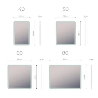 Зеркало с подсветкой Vigo Wing Classic 079 40 см