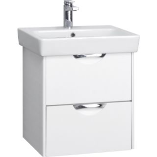 Тумба под раковину Акватон Сильва 60см дуб полярный 1A211801SIW70