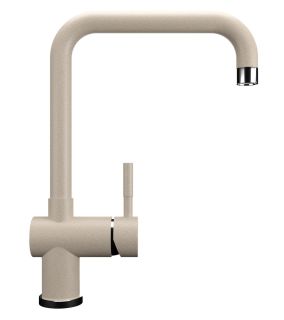 Смеситель для кухни Ulgran Classic U-023-328 с высоким поворотным изливом бежевый