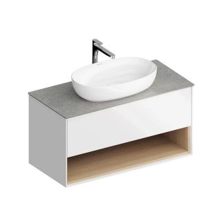 Тумба под раковину Kerama Marazzi Plaza Modern PLB.M.100.1\WHT.V 100 см белый