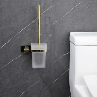 Настенный ёршик для унитаза Gappo G0710-3 золото